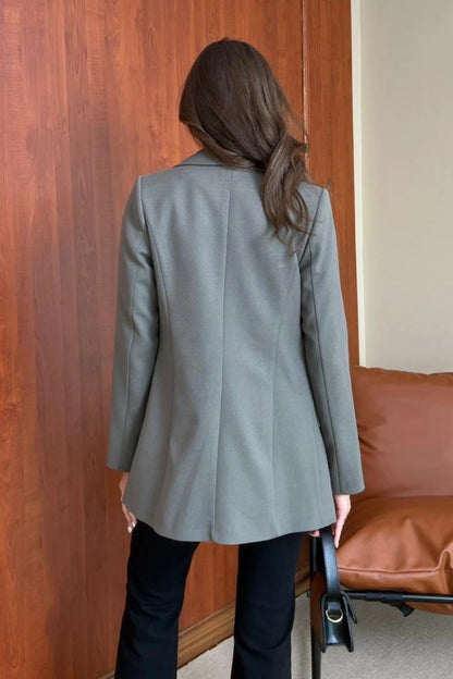 Blazer Ceket - Haki