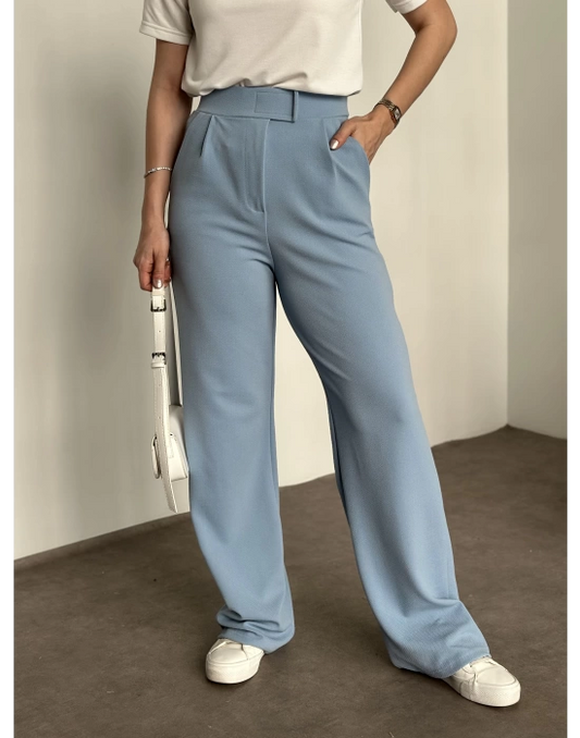 Bol Paça Pantolon -  Bebek Mavisi