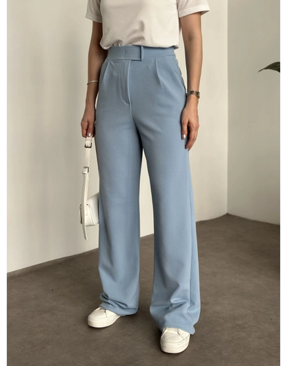 Bol Paça Pantolon -  Bebek Mavisi