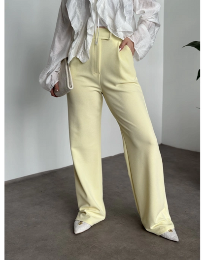 Bol Paça Pantolon - Sarı