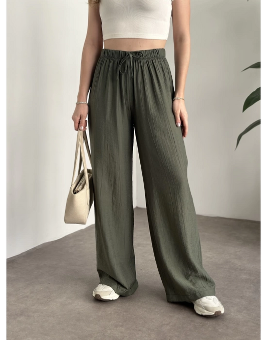 Şalvar Model Salaş Pantolon - Haki