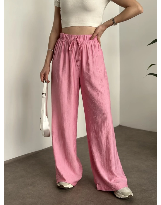 Şalvar Model Salaş Pantolon - Pembe