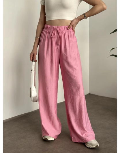 Şalvar Model Salaş Pantolon - Pembe